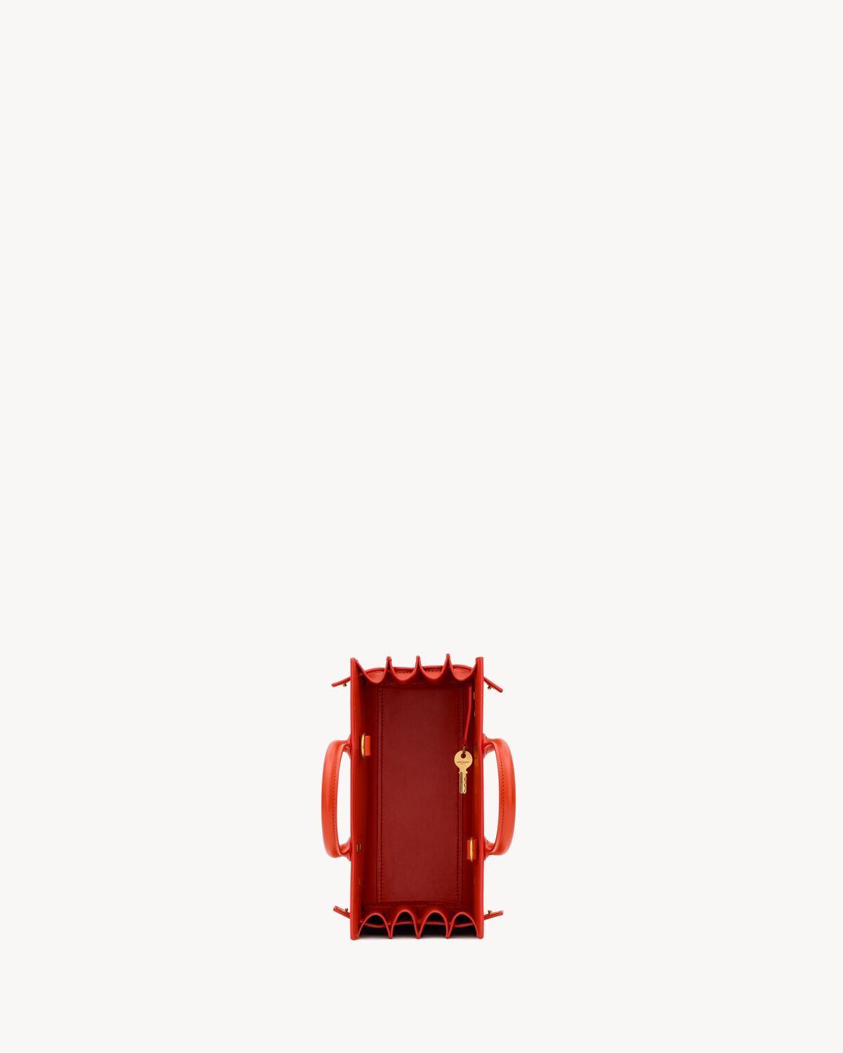 Saint Laurent Sac De Jour In Smooth Leather - Nano In Orange