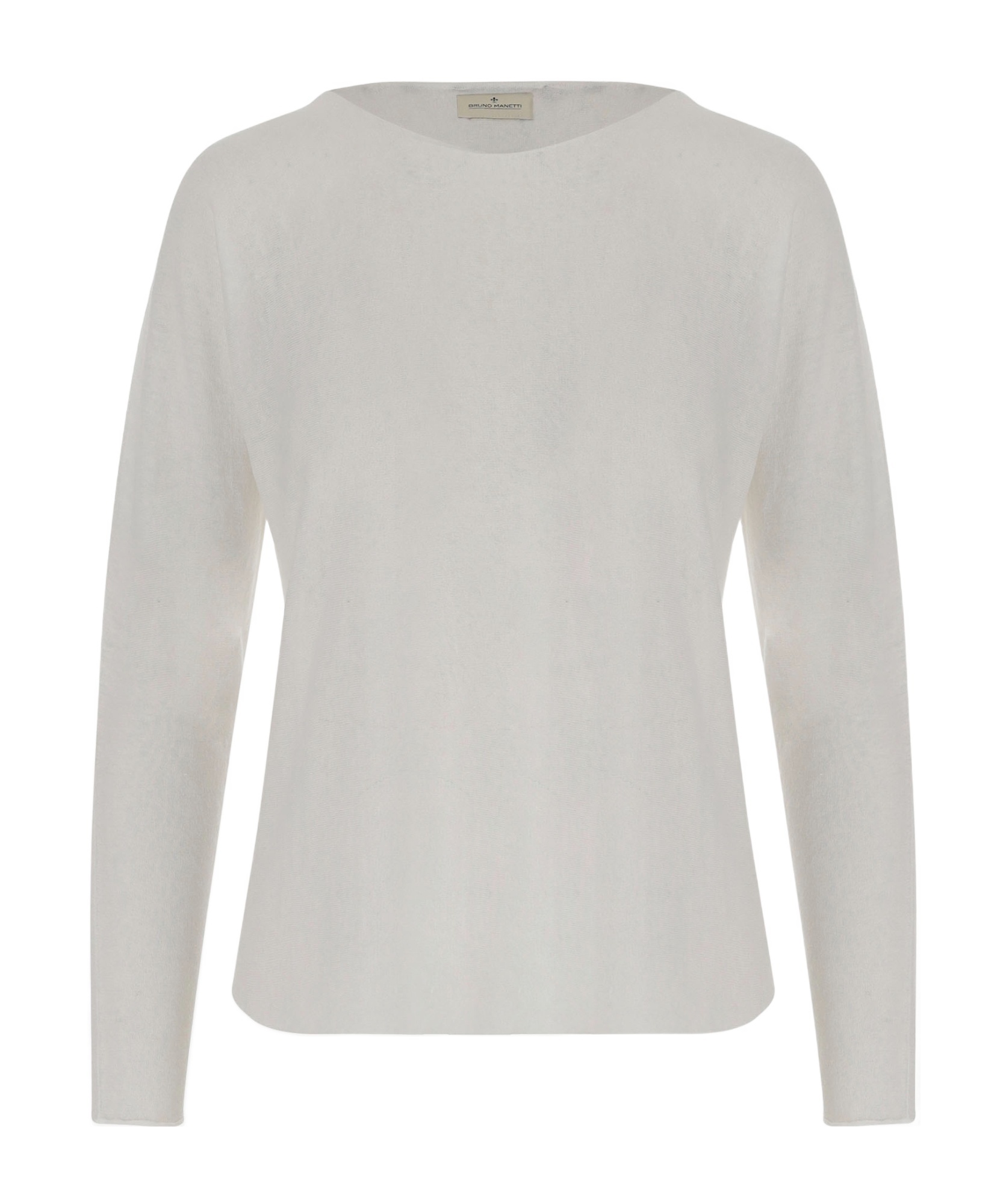 Bruno Manetti Round-neck Sweater In White