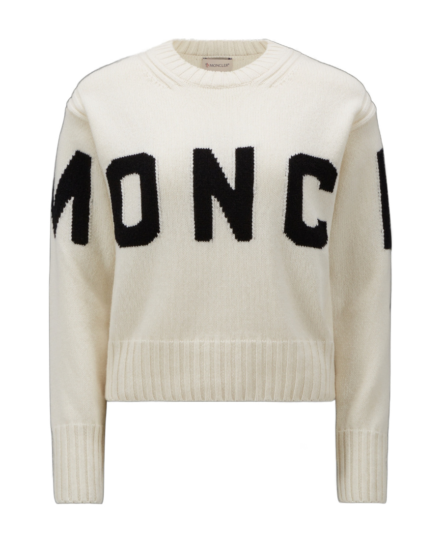 Moncler Crew-neck Jumper In White