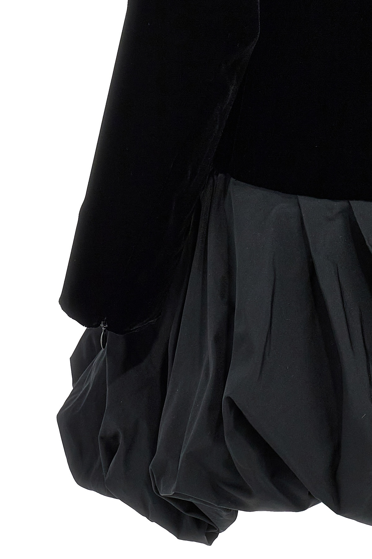 Max Mara Velvet Osso In Black
