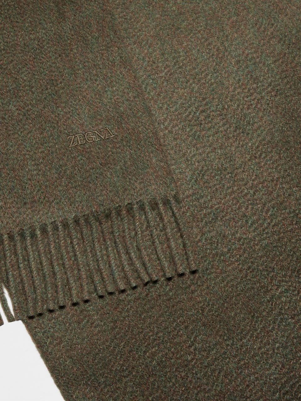 Zegna Oasi Scarf In Brown