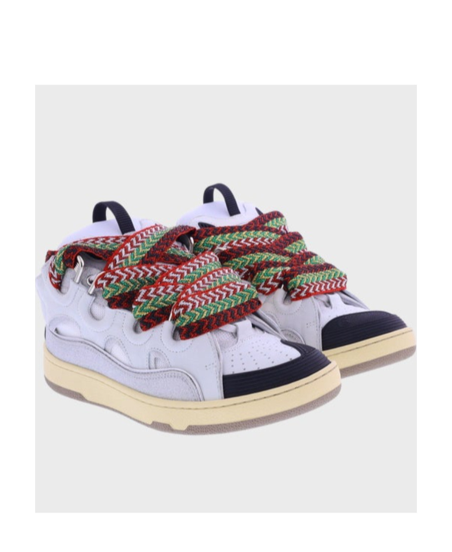 Lanvin Logo Low Upper Board Shoes In Multicolor