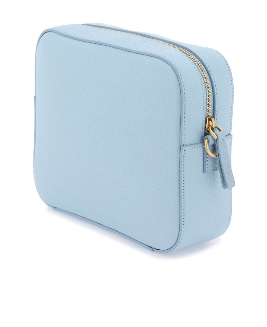 Thom Browne 4-bar Striped Zip-up Crossbody Bag In Blue