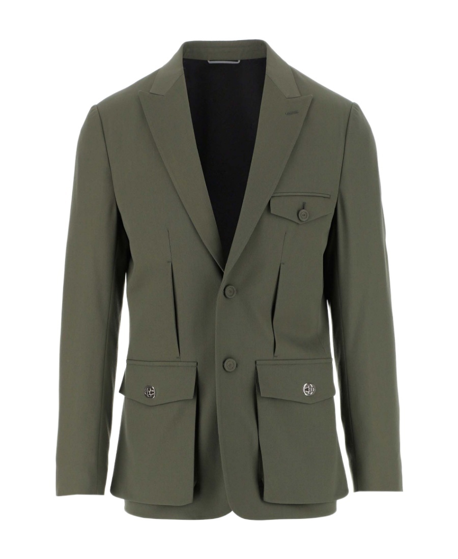 Dior Long Sleeved Suit Jacket In Animal Print