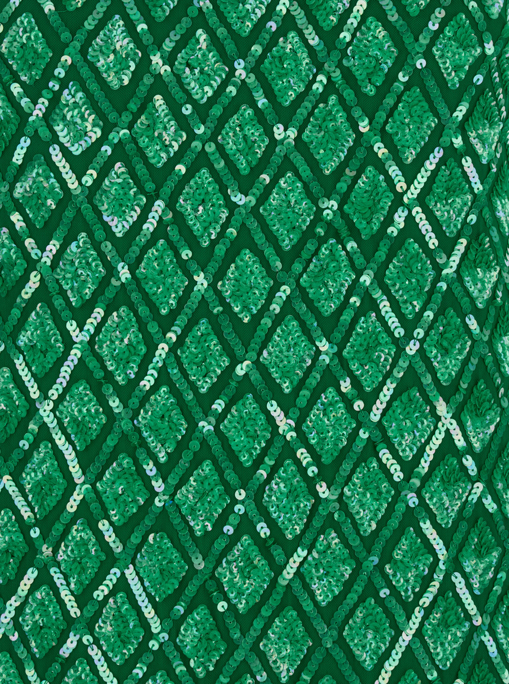 P.a.r.o.s.h Sequinned Midi Dress In Green