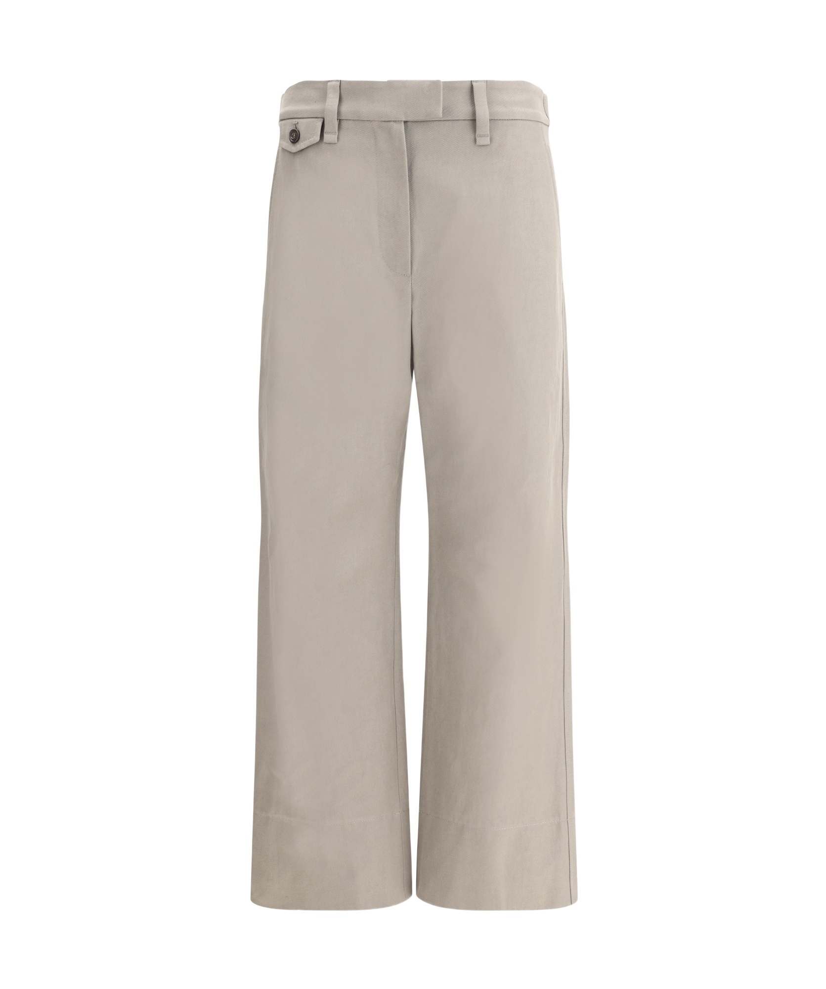 Brunello Cucinelli Twill Trousers In Nude