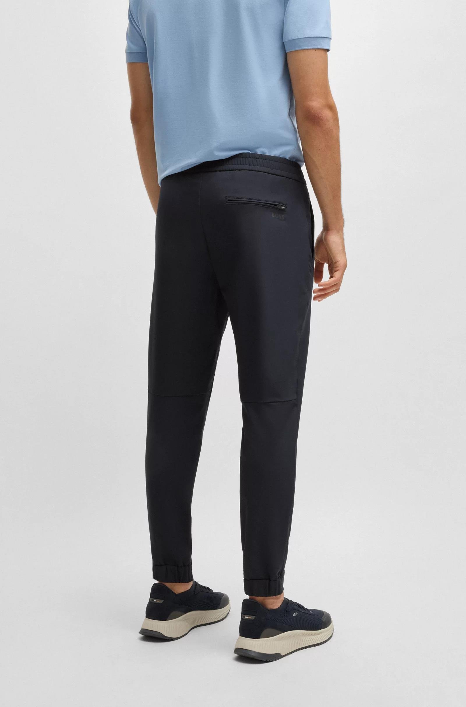 Hugo Boss Elastic Waist Sweatpants In Black