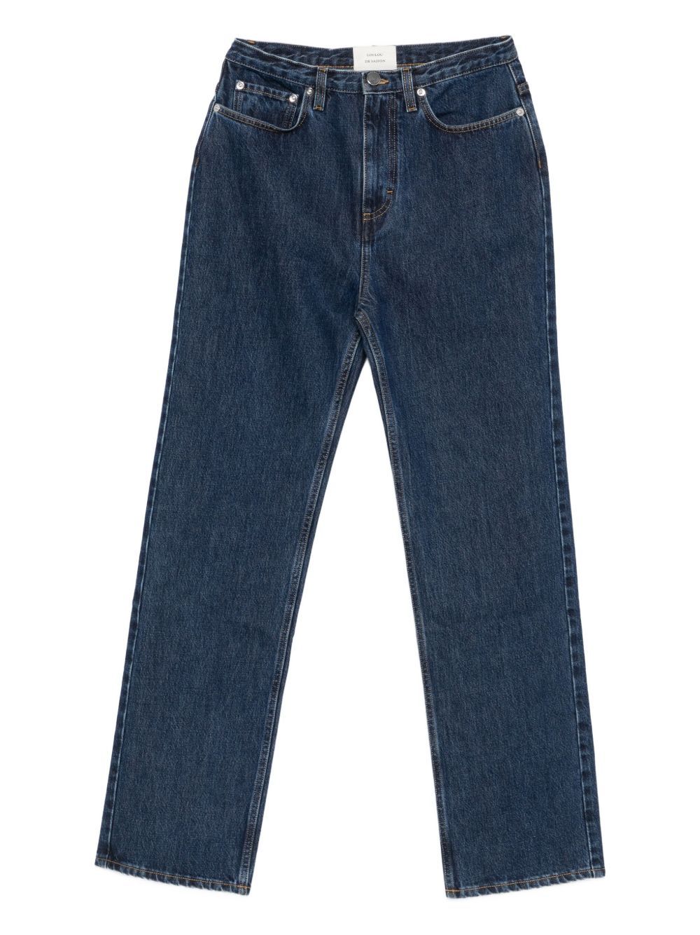 Loulou De Saison Multi-pocket Jeans In Blue
