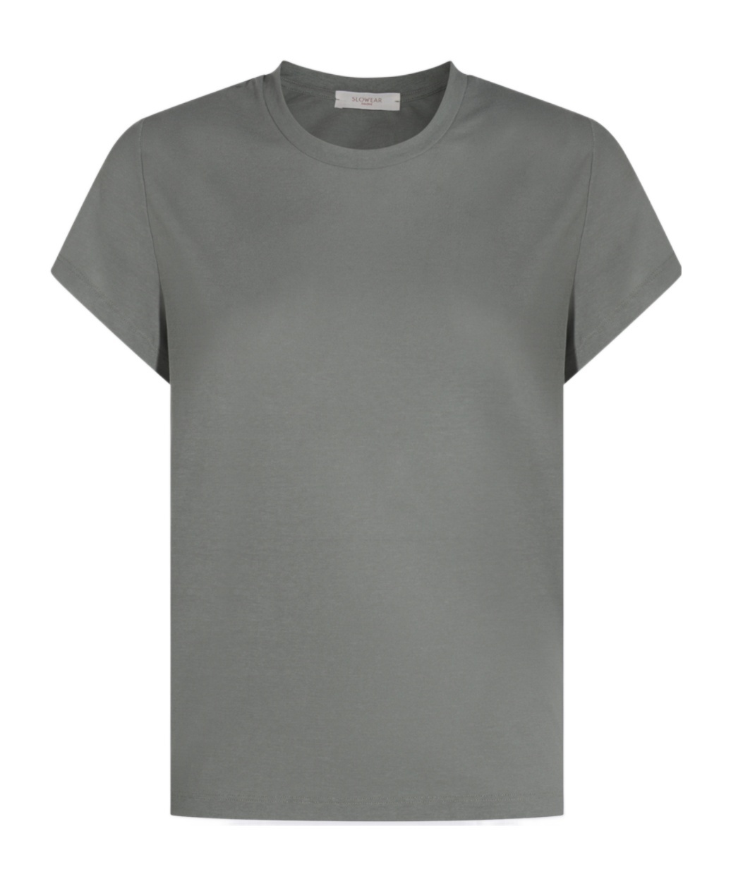 Zanone Grey Cotton T-shirt In Gray