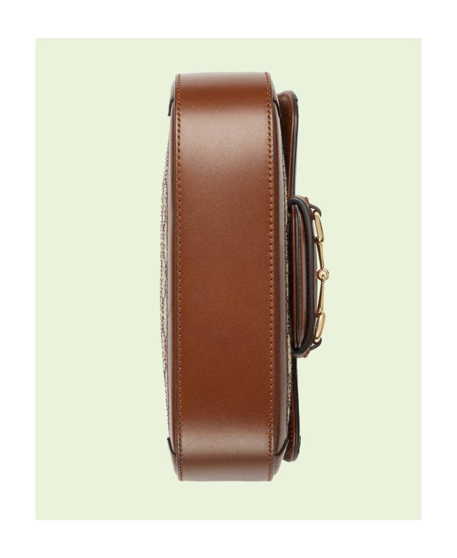 Gucci Horsebit 1955 Gg` Mini Bag In Brown