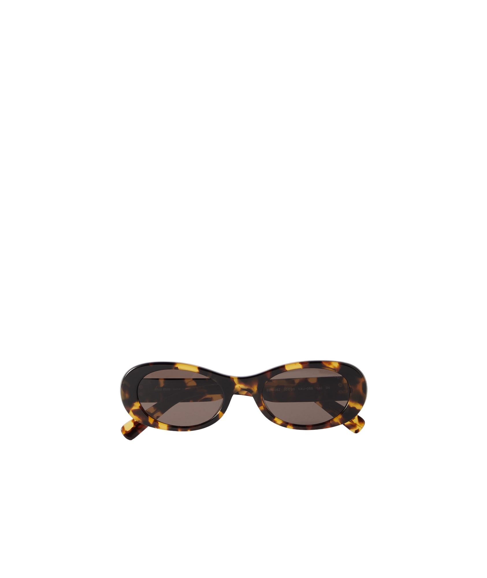 Shop Miu Miu Logo Sunglasses In Black