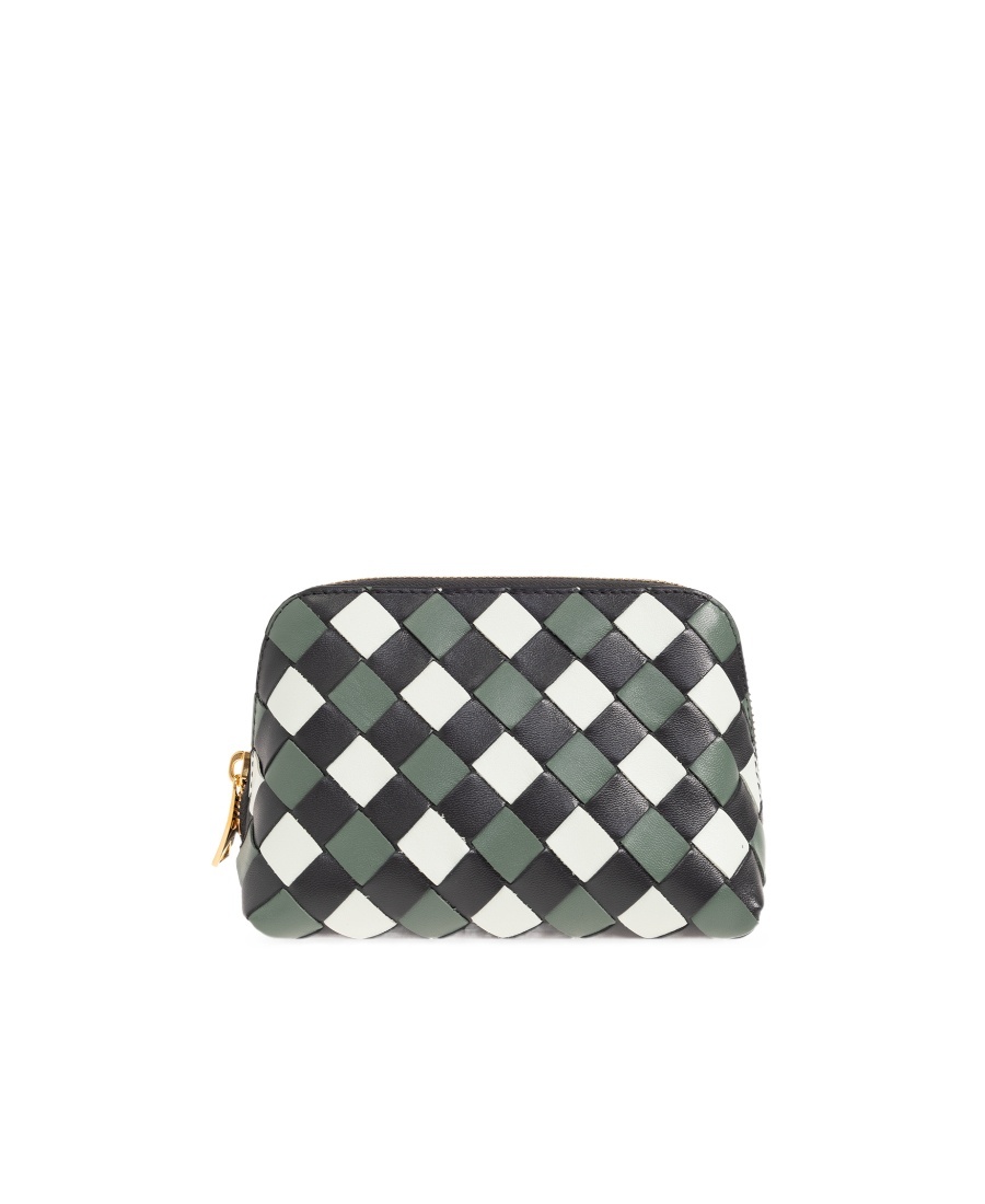 Bottega Veneta Weave A Wash Bag In Black