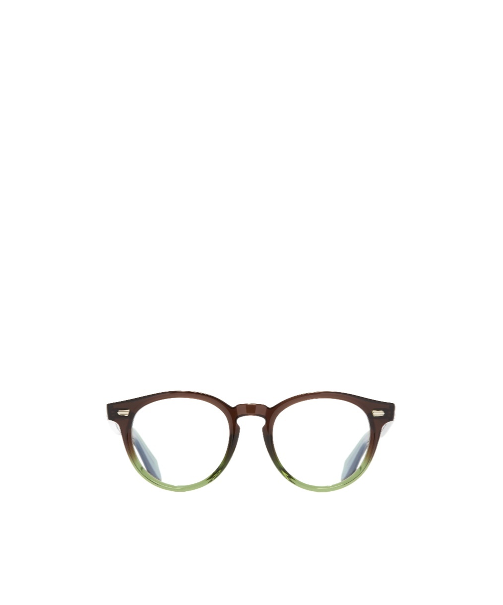 Cutler  Gross Round Flat Mirror In Brown