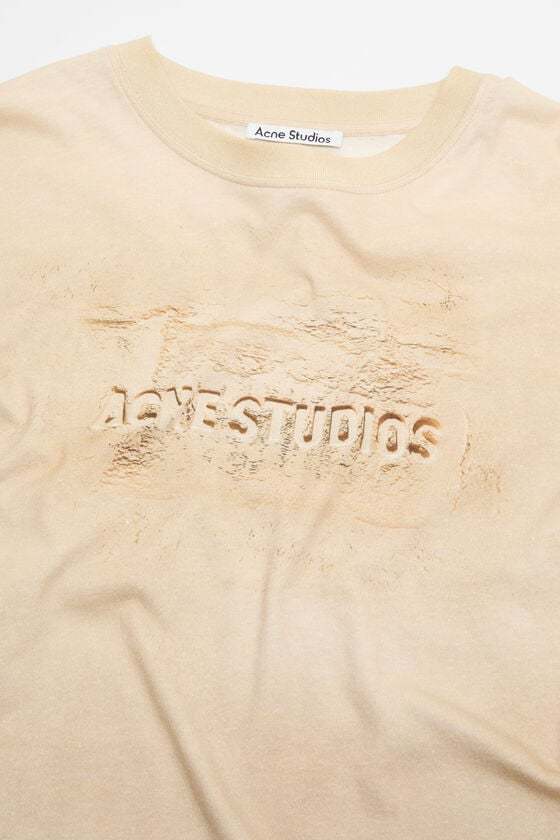 Acne Studios Edden U Long Sleeve Tee Sand Beige
