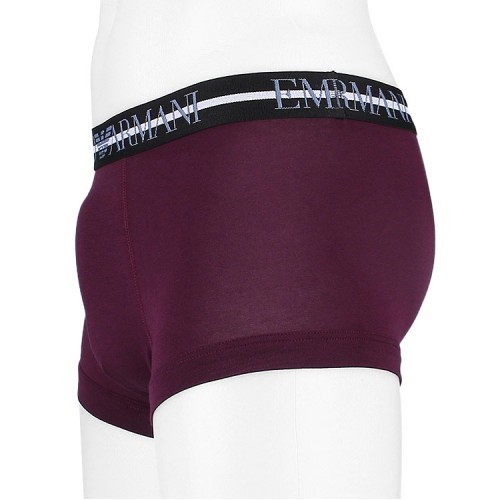 Emporio Armani Three-piece Suit Of Logo Underwear In Black