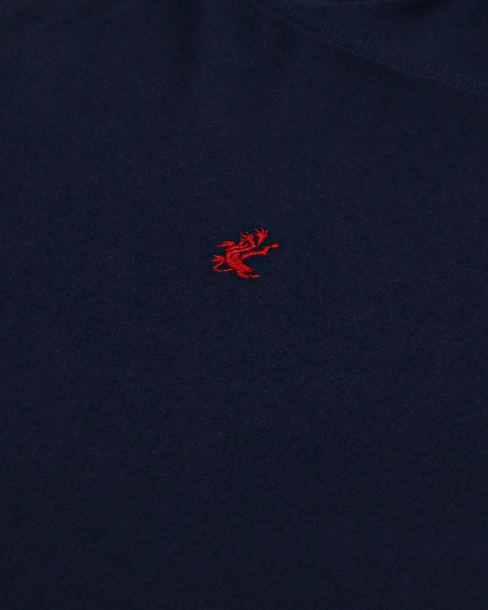 DUNHILL ROUND NECK EMBROIDERED T-SHIRT