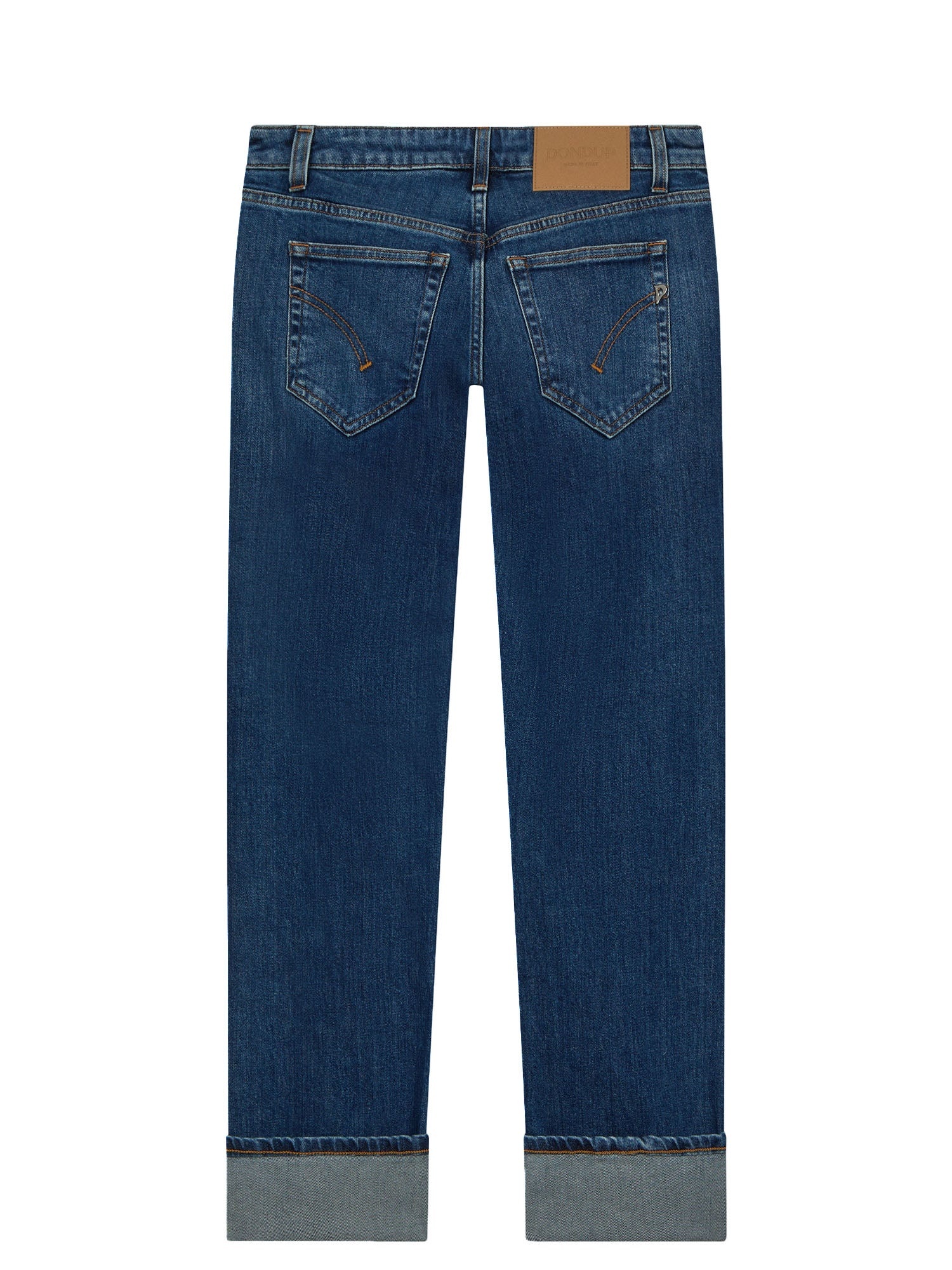 Dondup Button-fly Straight-leg Jeans In Blue