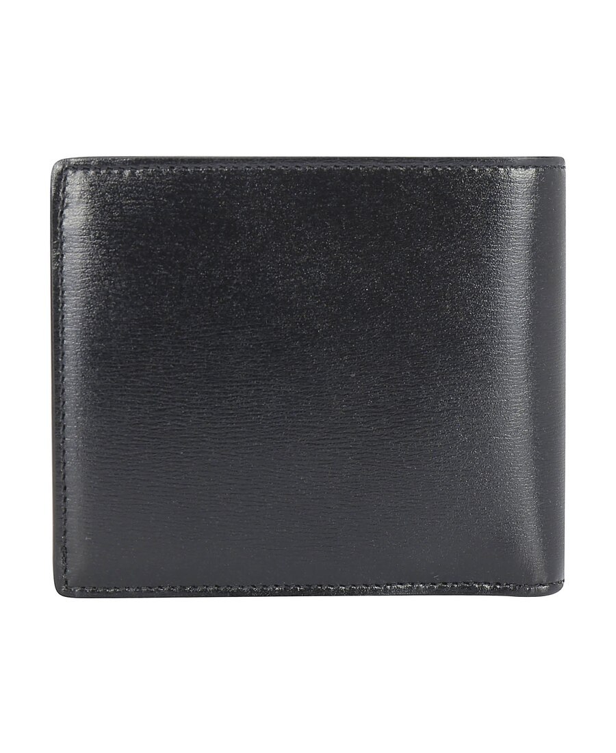Saint Laurent Clean Lines Bi-fold Horizontal Wallet In Black