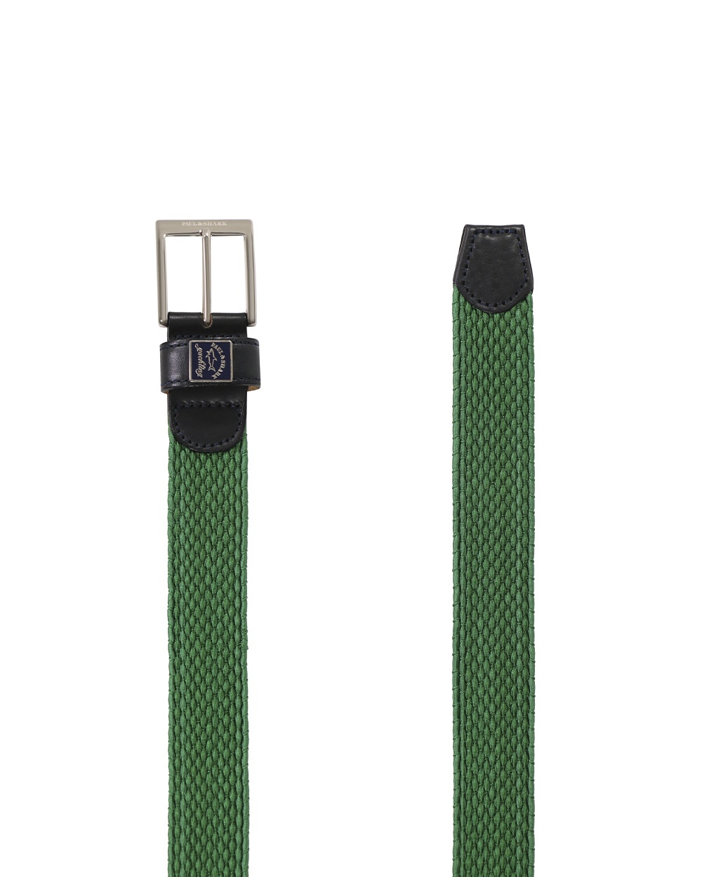 Paul & Shark Logo Belt In Green