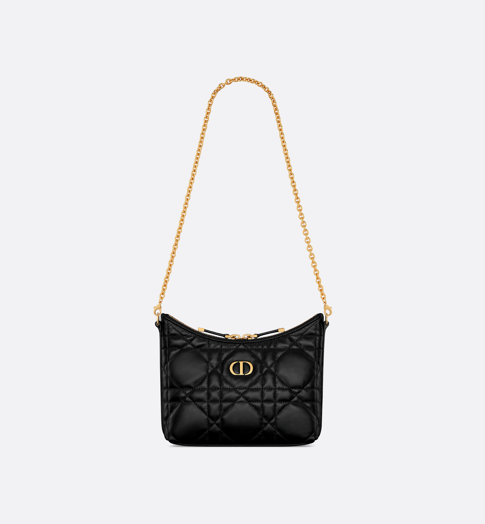 Dior Miss Caro Ling Mini Bag With Chain In Black