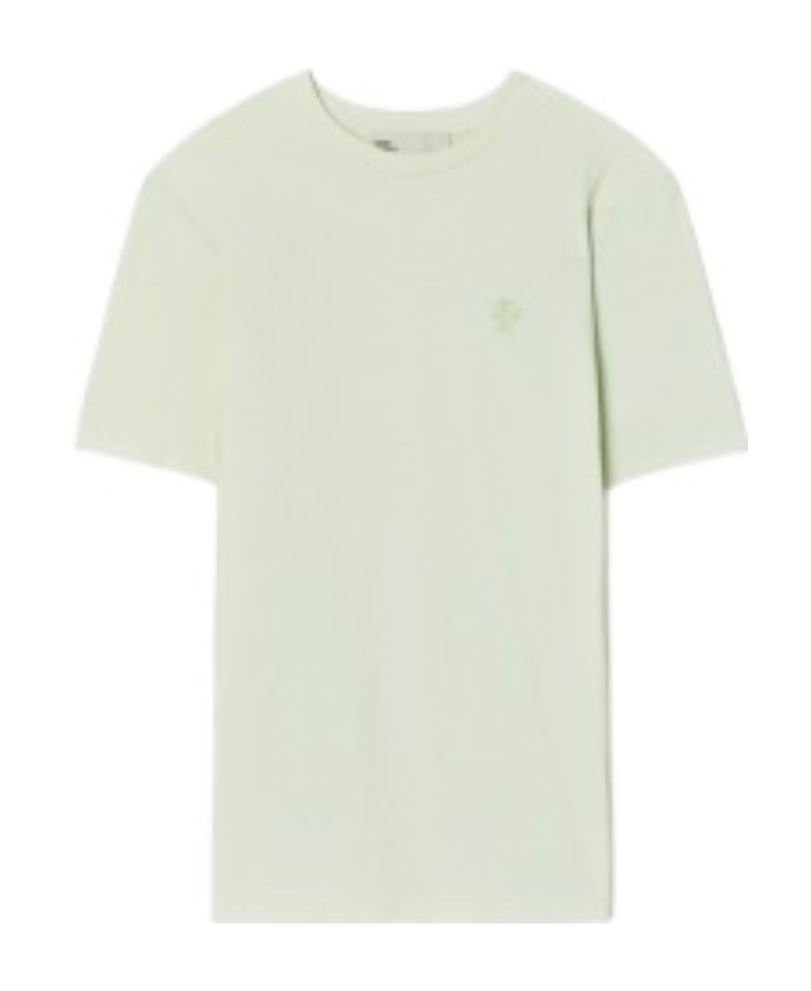 Tory Burch Logo T-shirt With Round Neck In White