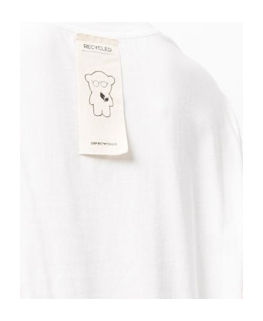 EMPORIO ARMANI MANGA BEAR PATCH T-SHIRT 