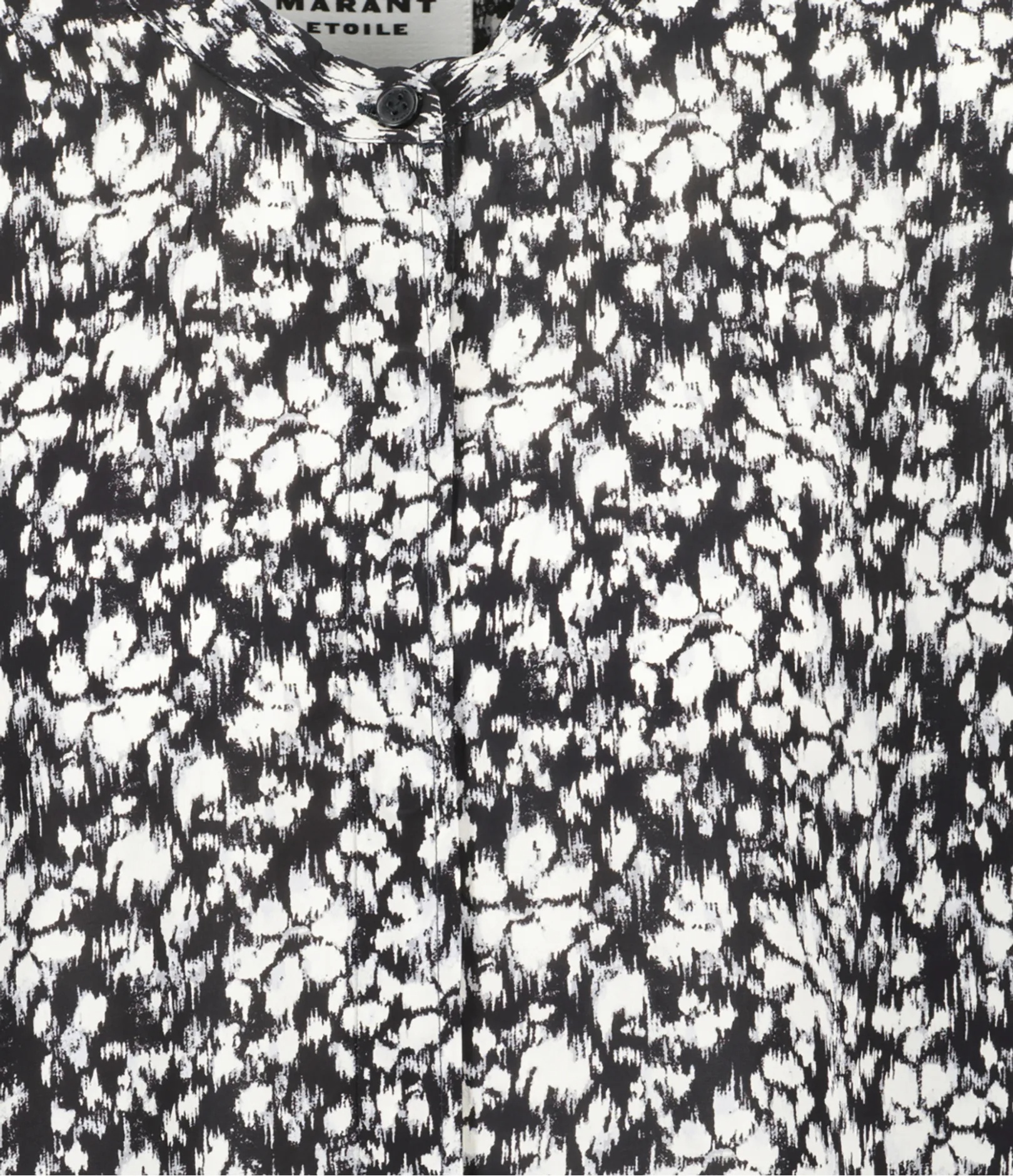 Isabel Marant Étoile Floral-print Round-neck Shirt In Gray