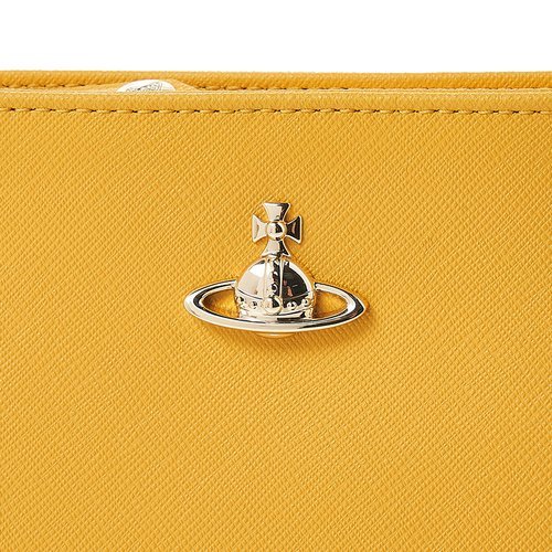 Vivienne Westwood Logo Shoulder Bag In Yellow