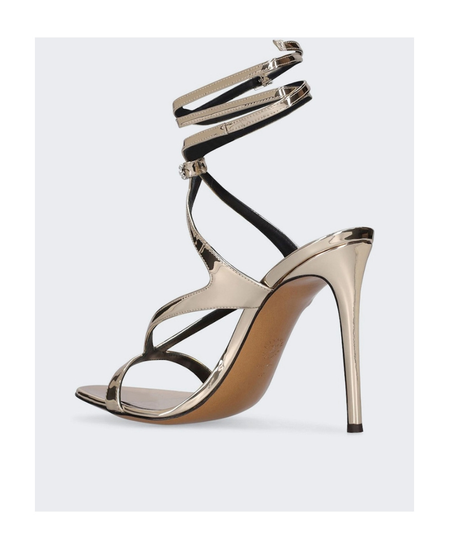 Alexandre Vauthier Smila 110mm Leather Sandals In Nude