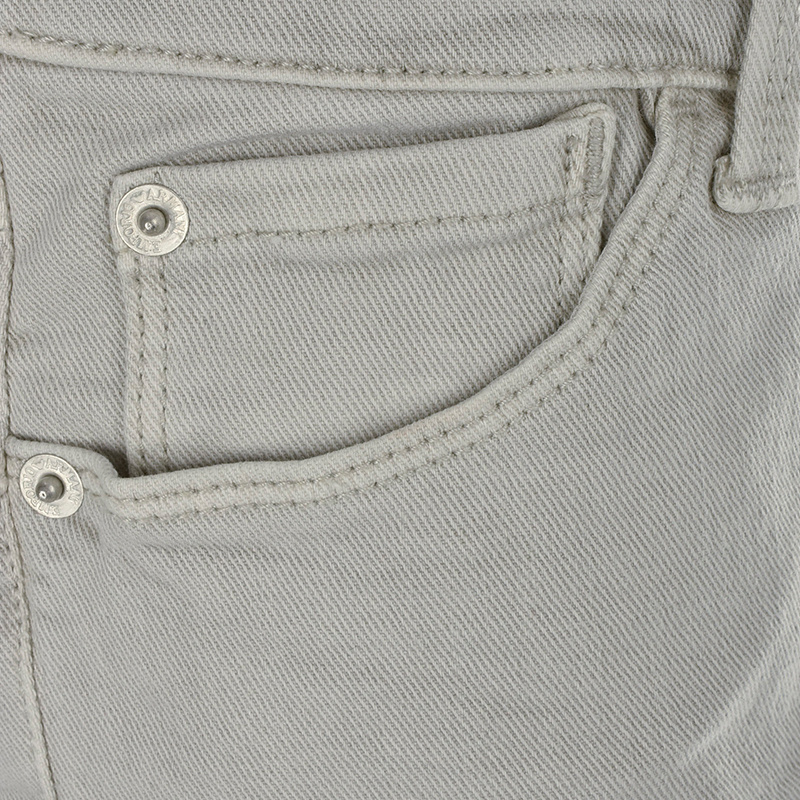 Shop Emporio Armani Logo Details Jeans In Nude
