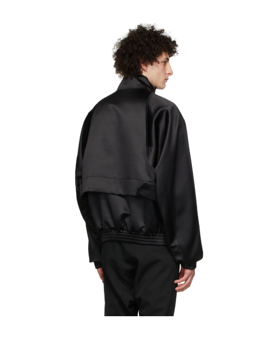 We11 Done We11done Black Polyester Jacket In Black