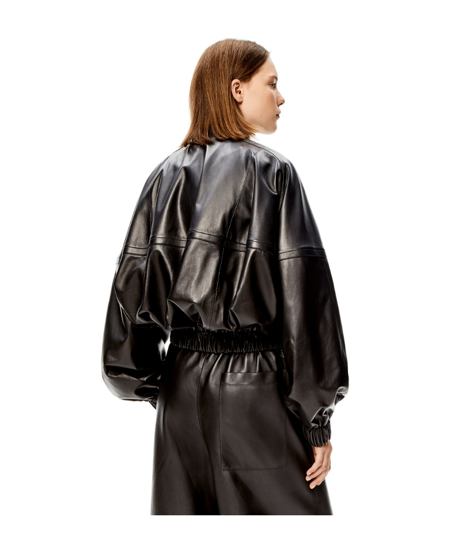 Loewe Bomber Jacket In Nappa In Black