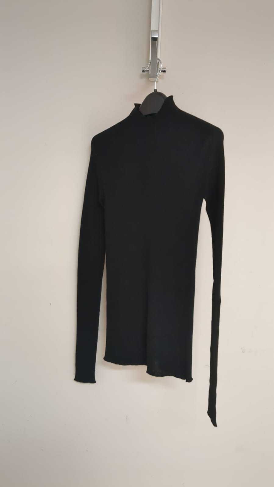Rick Owens Long-sleeved Sweater In Black