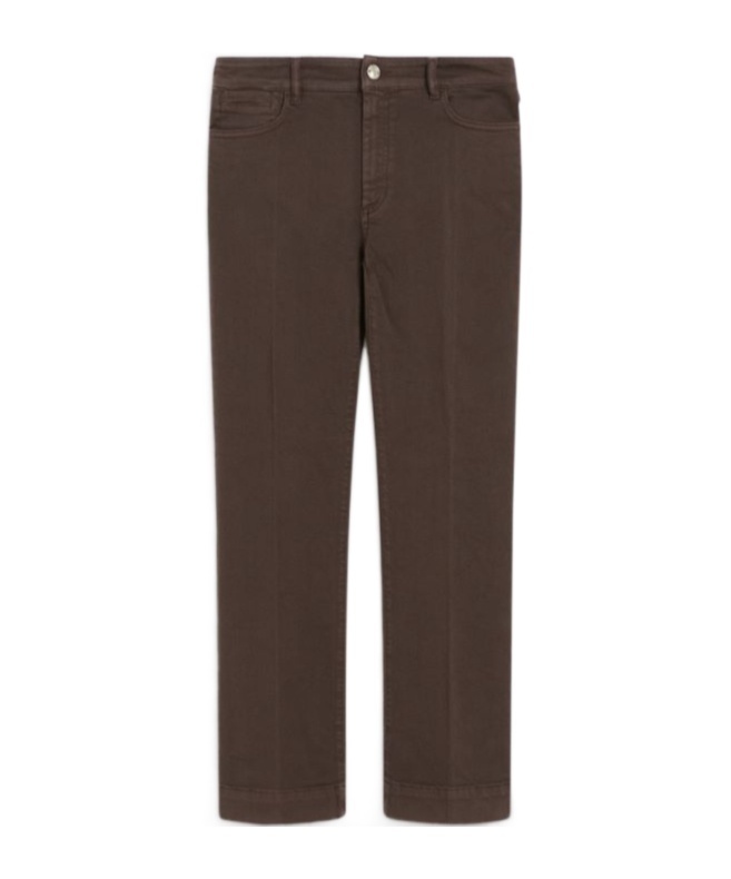Sportmax Perfect-fit Mini Flare Jeans In Brown