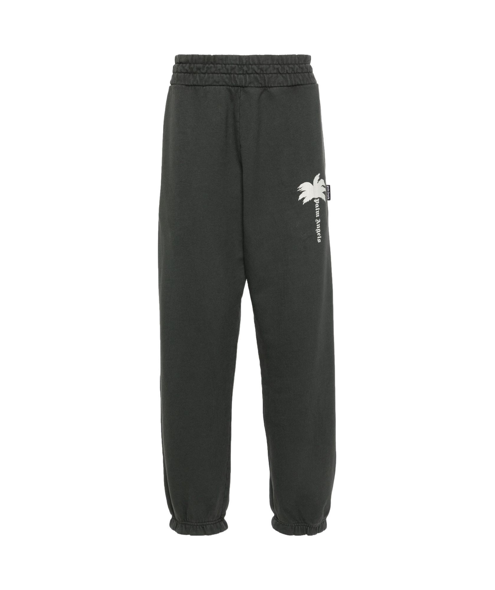 Palm Angels The Palm Printed Elasticated Waist Track Trousers In Black
