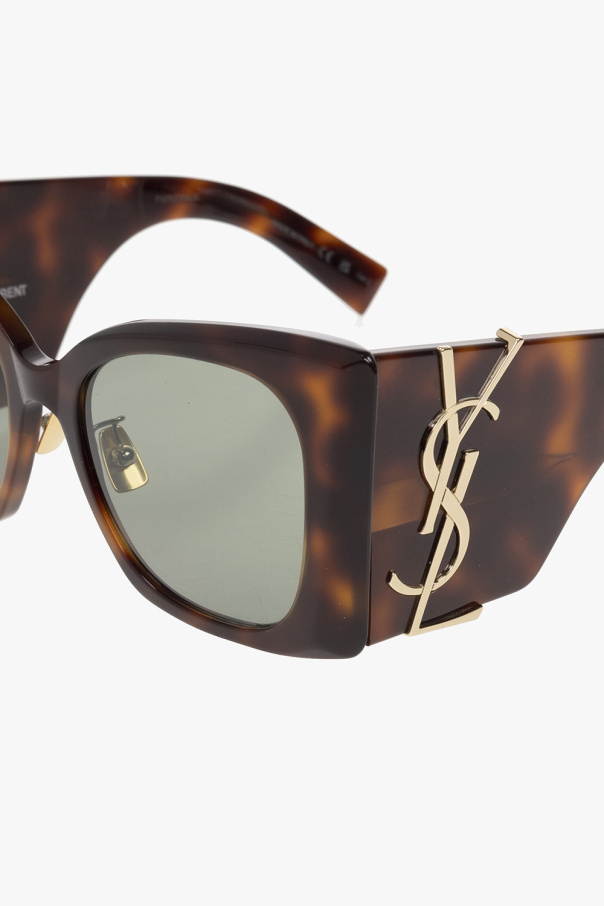 Saint Laurent Cat Eye-frame Sunglasses In Gray