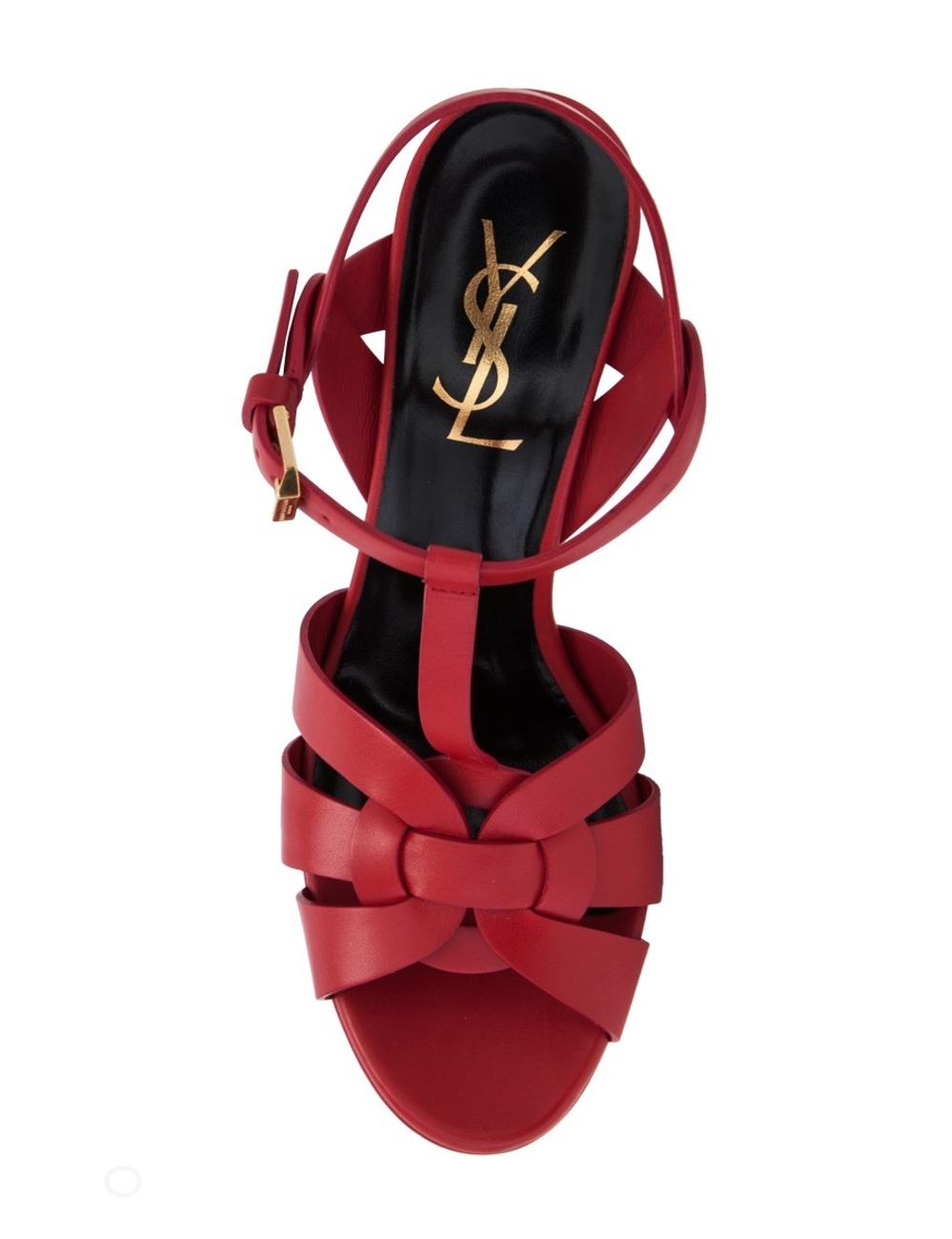 Saint Laurent High Heeled Sandals In Red