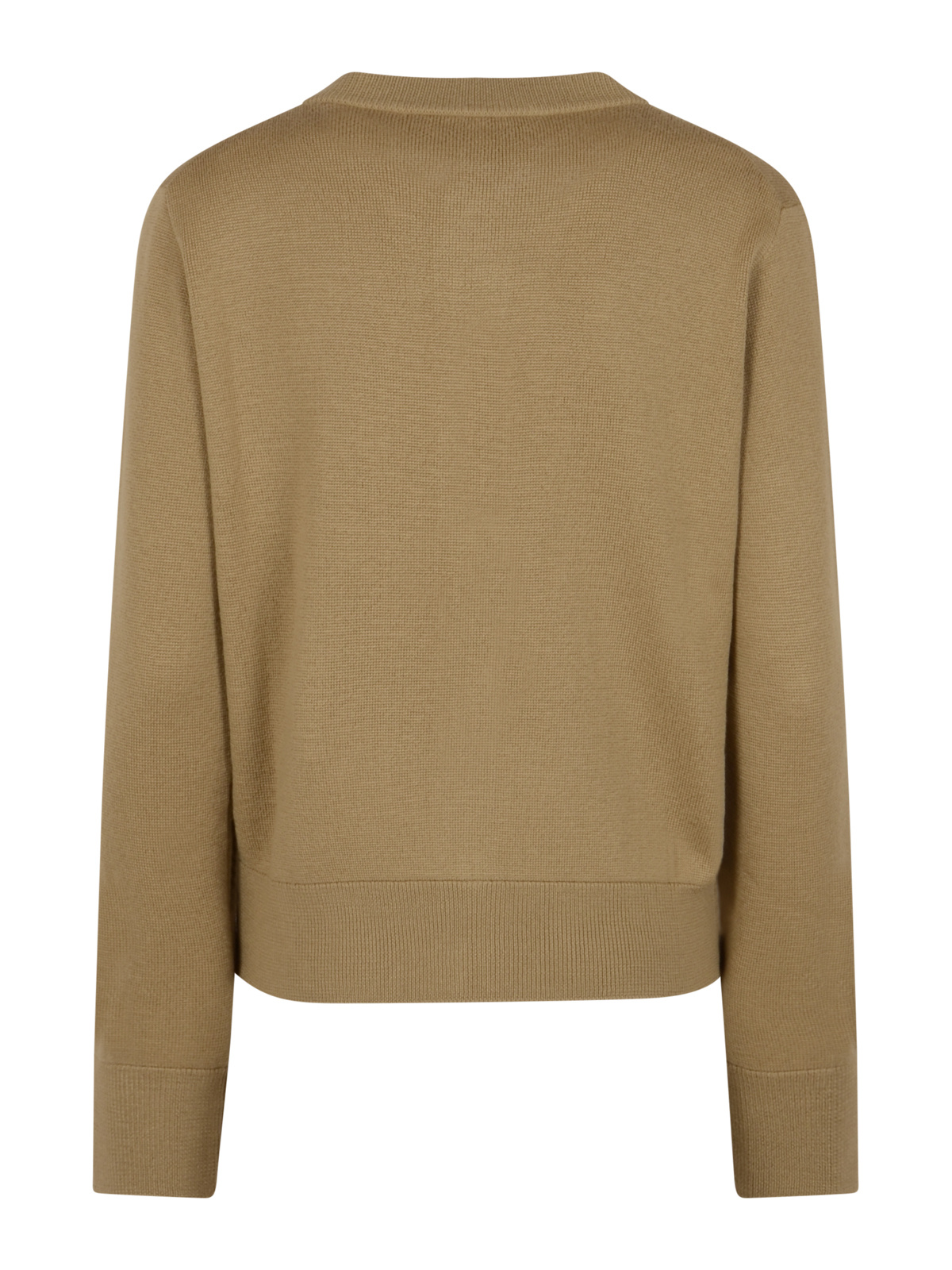 Ami Alexandre Mattiussi Long Sleeve Cardigan In Brown