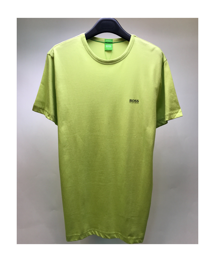 Hugo Boss Logo Details Short-sleeved T-shirt In Green