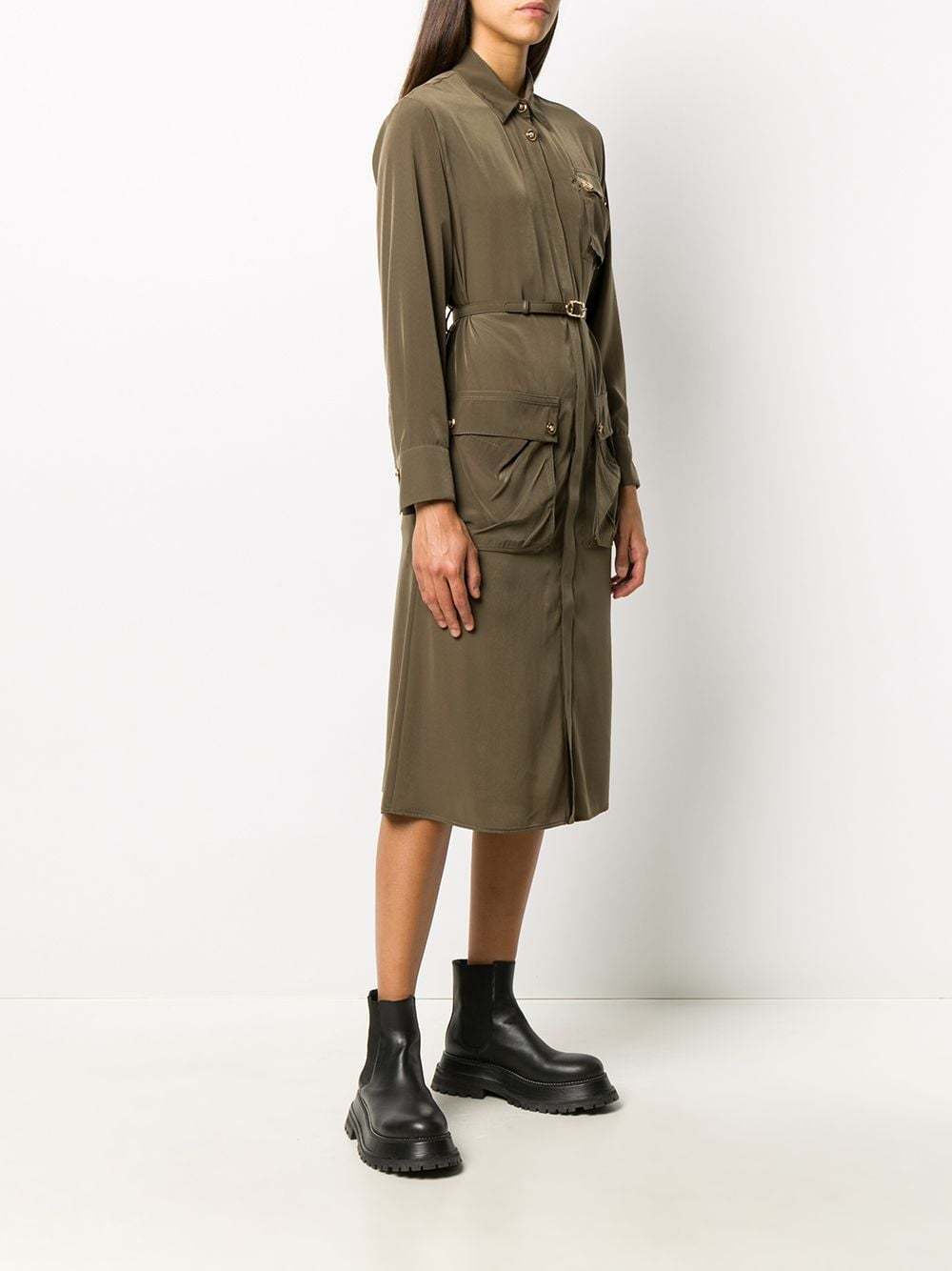 Versace Safari Midi Shirtdress