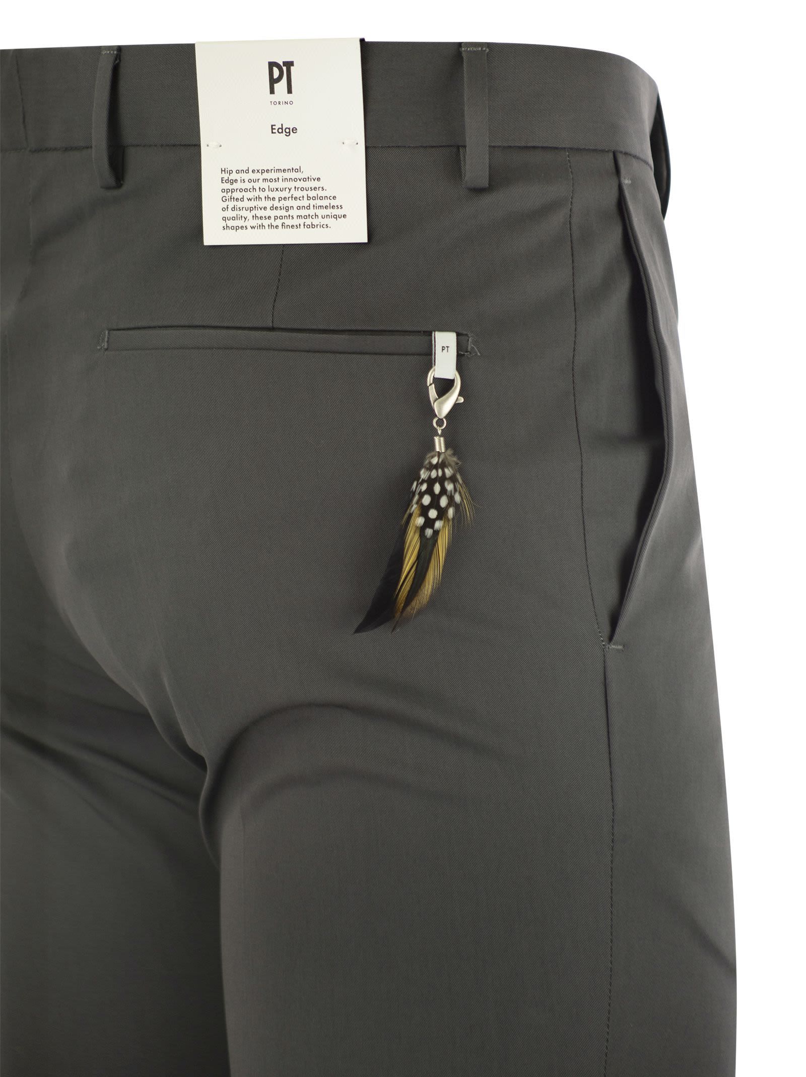 Pt Torino Dieci Skinny Fit Pants In Black