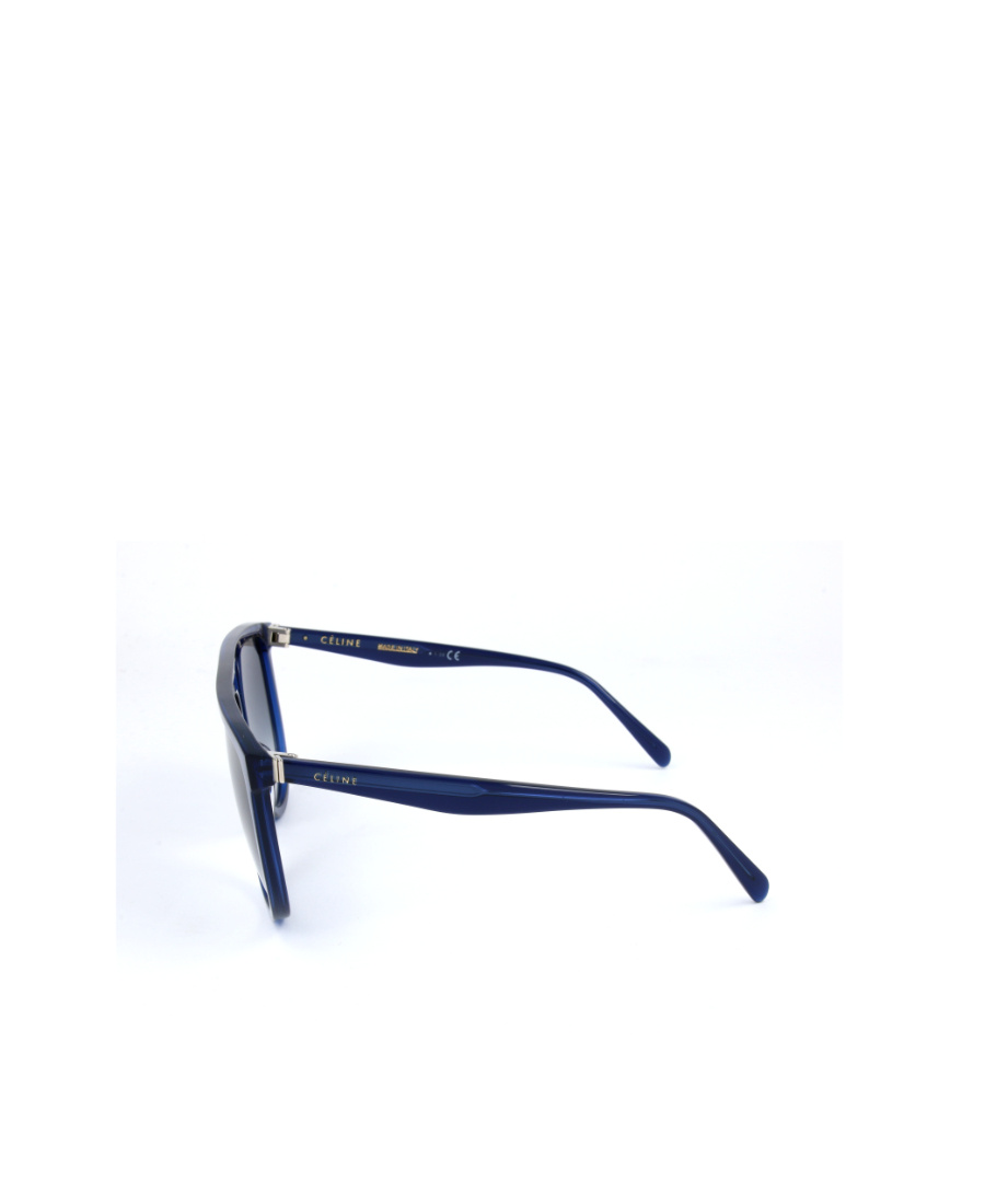 Celine Logo Logo Sunglasses In Blue