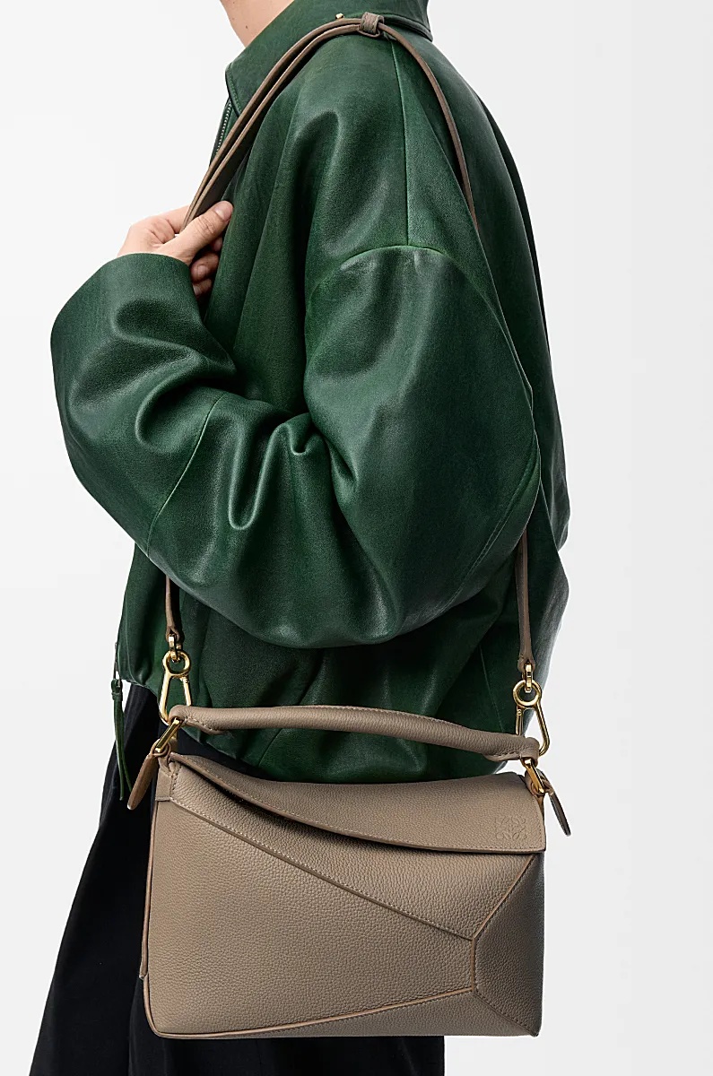 Loewe Small Puzzle Bag In Soft Grained Calfskin