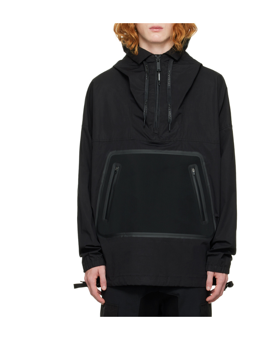 Dsquared2 Black Pullover Jacket In Black