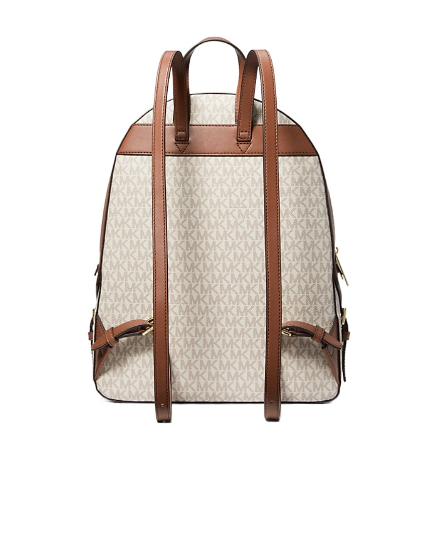 Michael Kors Beige Fabric Backpacks In Nude