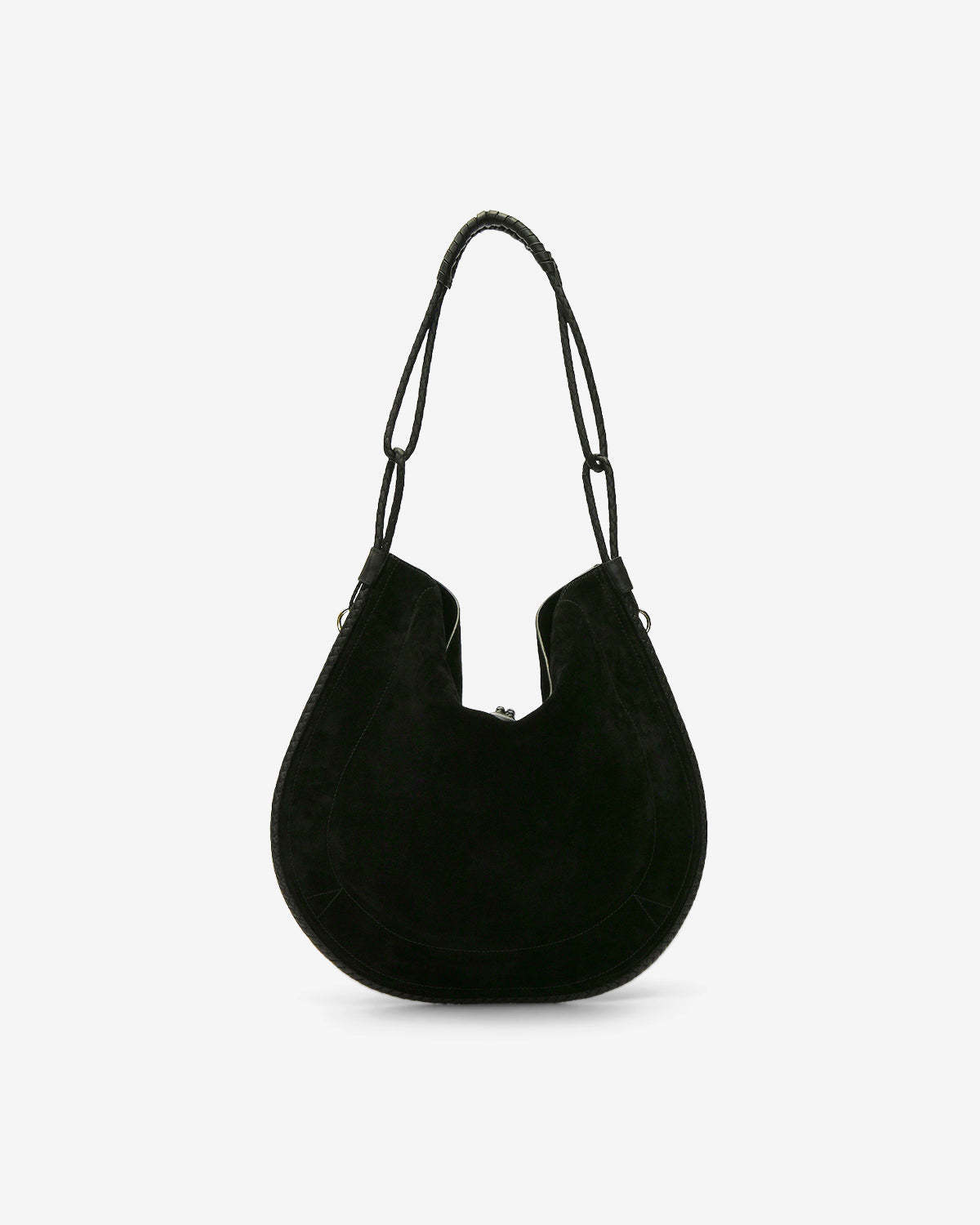 Isabel Marant Logo Shoulder Bag In Black