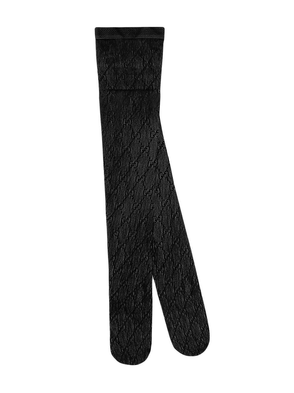 Gucci Interlocking G Tights In Black
