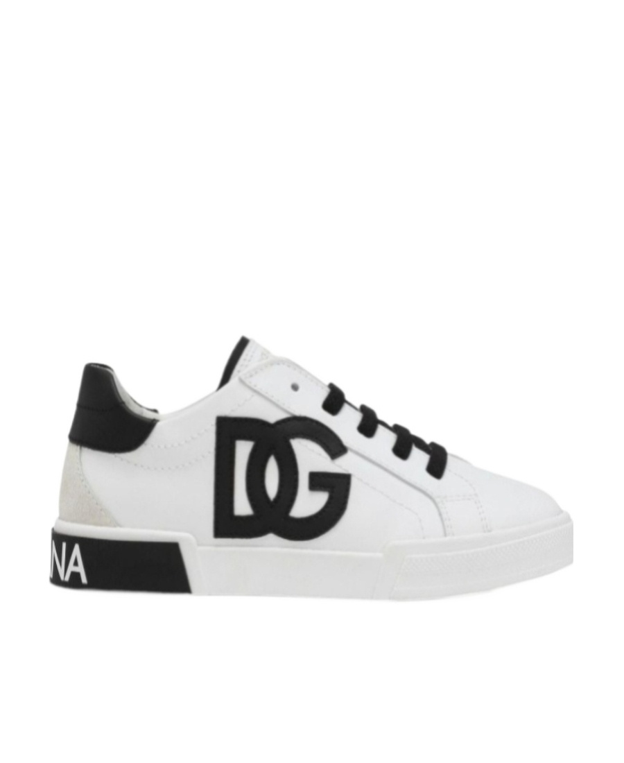 Dolce & Gabbana Portofino Low-top Sneakers In White