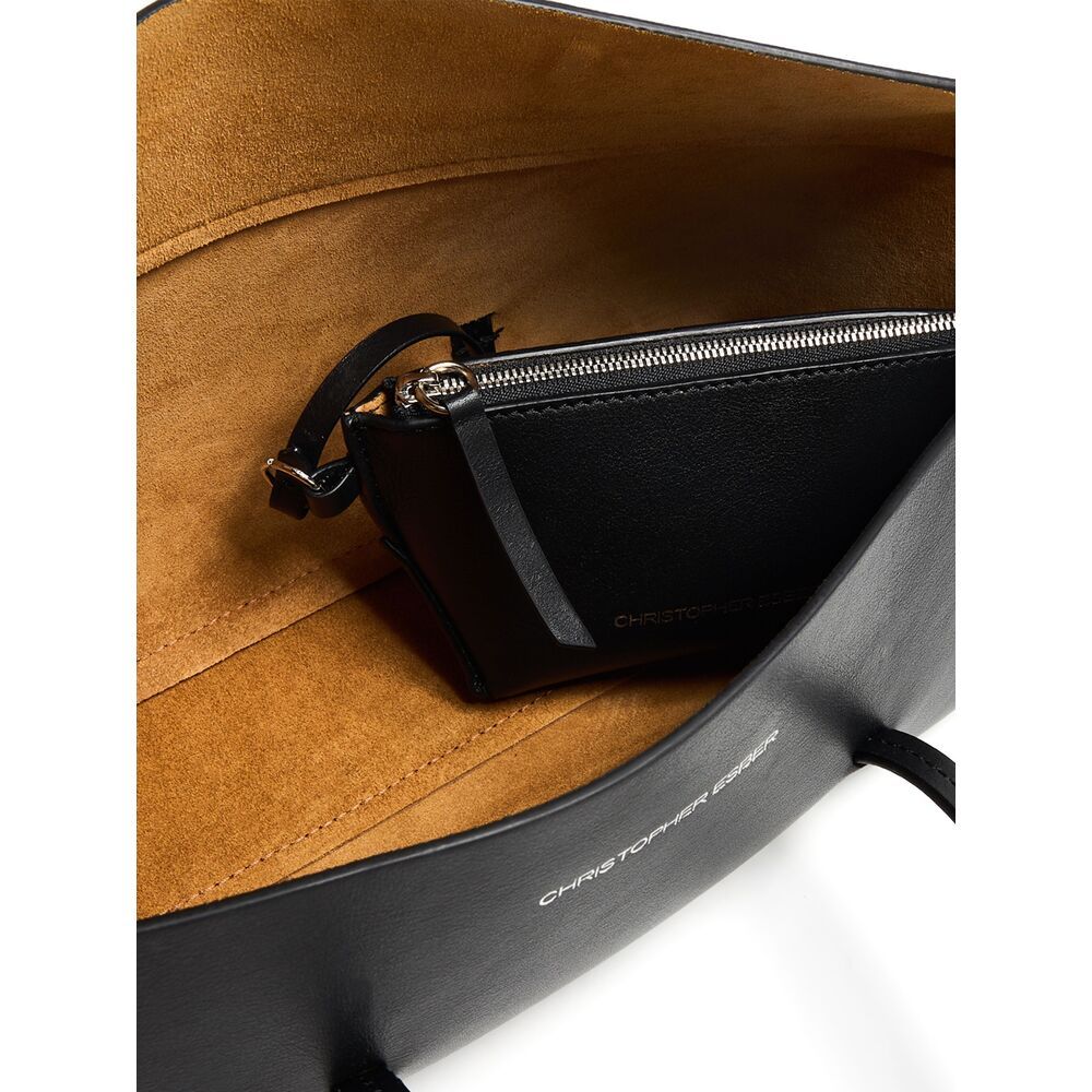 Christopher Esber Mini Gondola Tote In Black