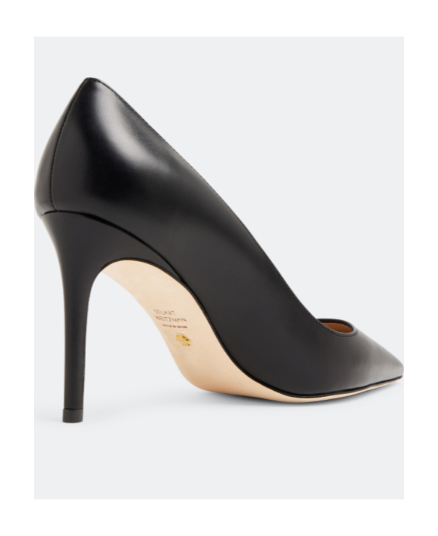 Stuart Weitzman Logo High Heels In Black